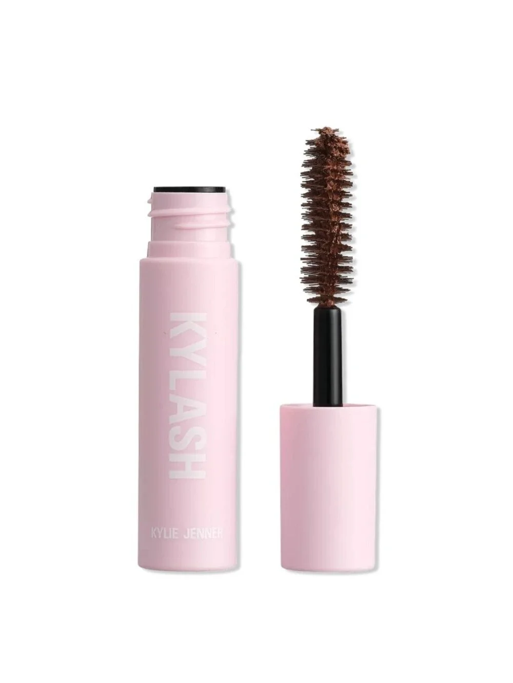 KYLIE COSMETICS KYLASH MINI VOLUME MASCARA IN BROWN.